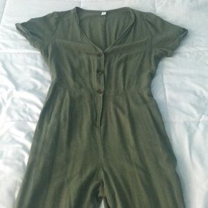Old Navy olive green jumpsuit